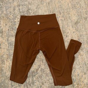 brown lululemon leggings